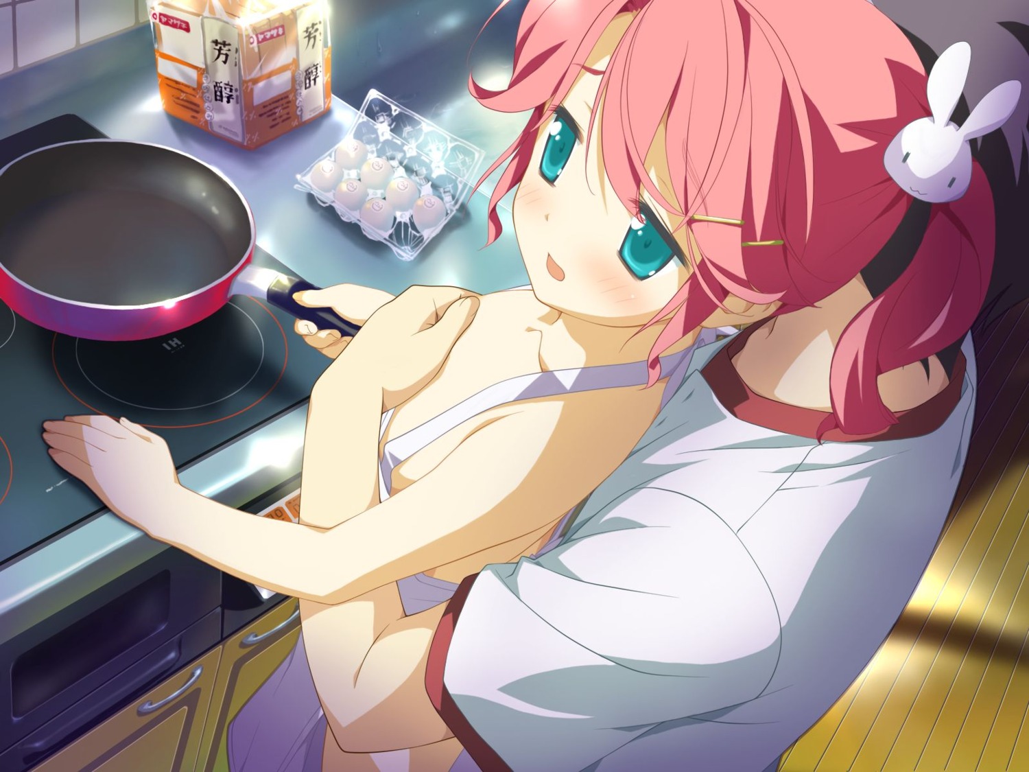 Favorite Shida Kazuhiro Hoshizora No Memoria Kogasaka Chinami Game Cg Naked Apron